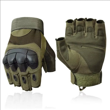 Guantes Tácticos Sin Dedos con Protección Rígida para Airsoft y Outdoor