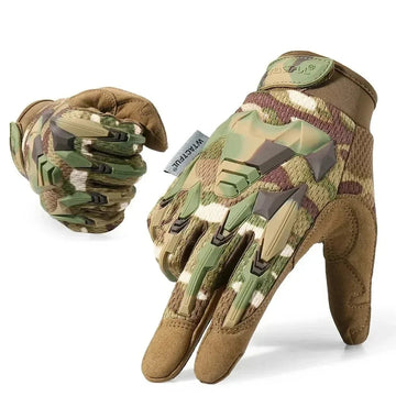 Guantes Tácticos Camo Antideslizantes para Outdoor y Airsoft